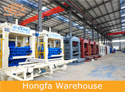 2. Hongfa Warehouse for cement brick and panel making machine
