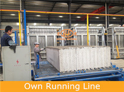Hongfa running concrete eps wall panel production line