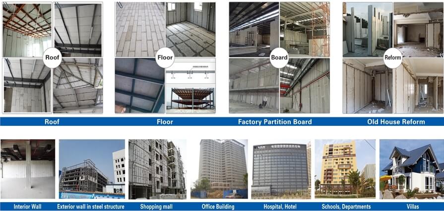 Cement lightweight wall panel installation application