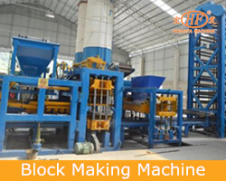 concrete block making machine