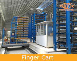 block production line finger car