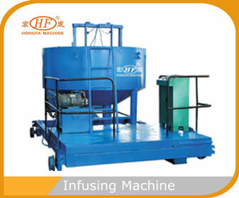 Sandwich wall panel infusing machine