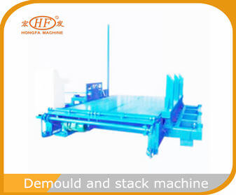 Concrete panel demould and stack machine
