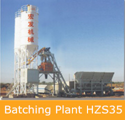 Hongfa Concrete Batching Plant HZS35
