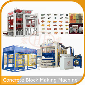 Hongfa concrete block making machine