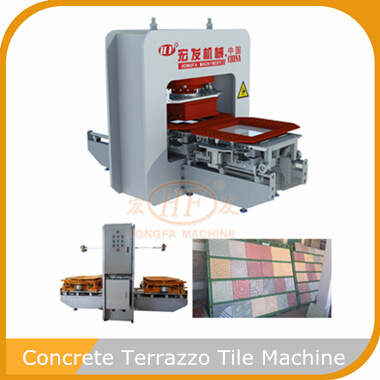 Hongfa High Quality Concrete Terrazzo Tile Machine