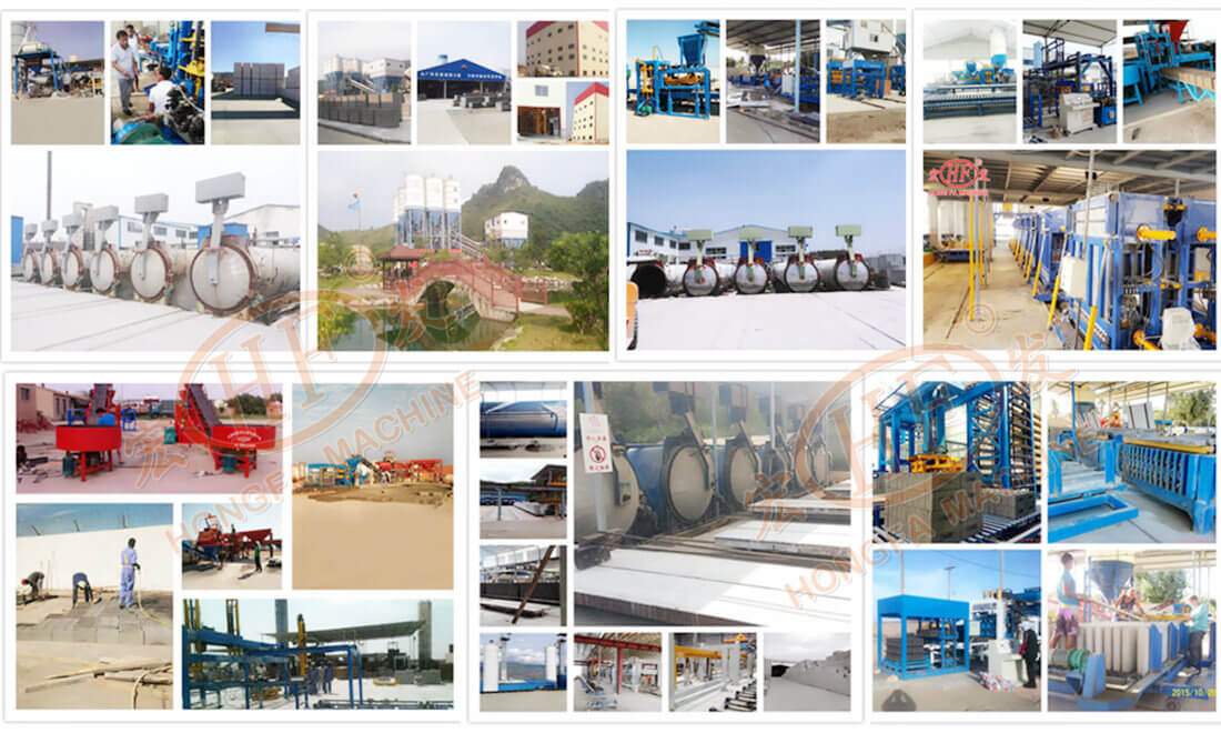 Hongfa concrete construction machines cases in the world