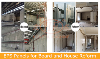 Hongfa EPS Wall Panels for Board and House Reform