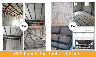 Hongfa Wall EPS panels for roof and floor