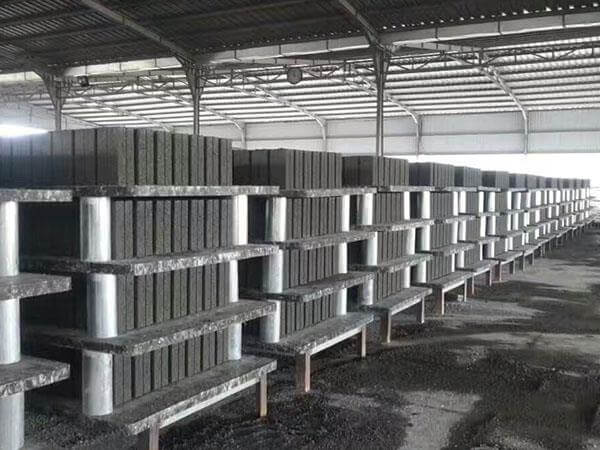 GMT pallets used in Hongfa concrete block making machines factory