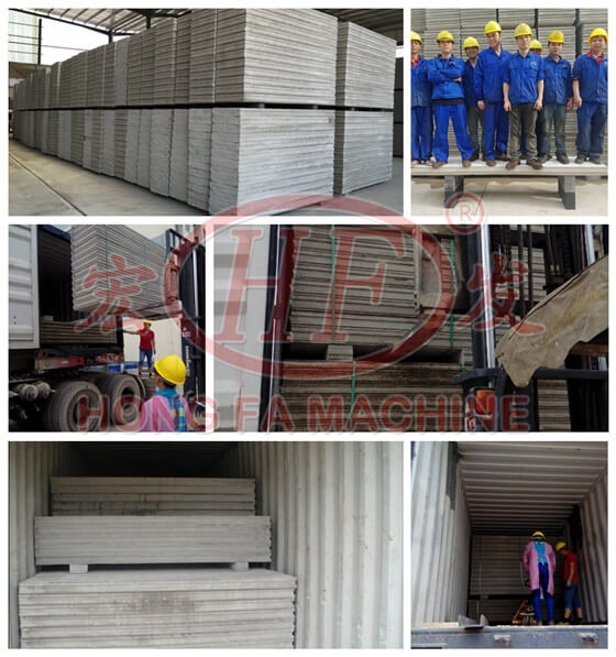 Hongfa plant & machinery to produce EPS concrete wall panel