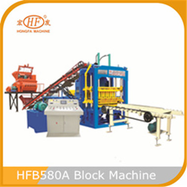 Hongfa HFB580A Hydraulic Automatic Hollow Solid Block Making Machines