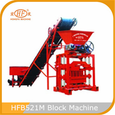 Hongfa HFB521M Semi-automatic Manual Block Making Machines
