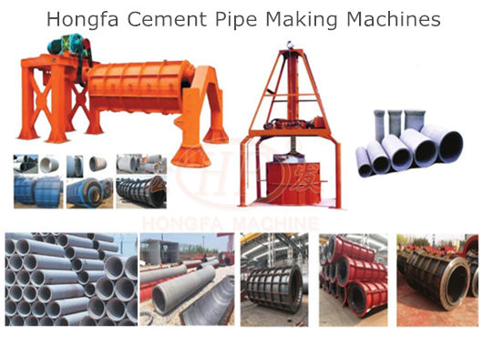 The Cement Pipe Making Machines from Hongfa