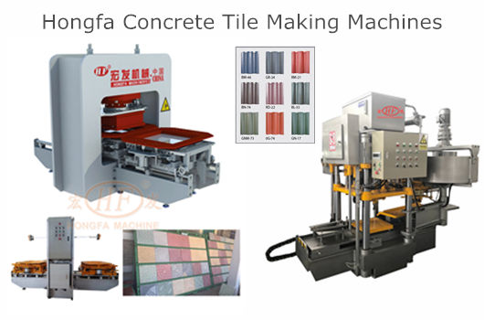 Hongfa factory high quality concrete tile making machines