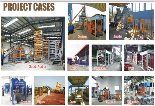Hongfa concrete block machine projects cases