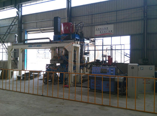 hydrostatic brick machine is combined with bidirectional hydraulic block forming machine