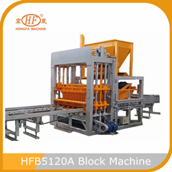 Hongfa high quality concrete block machine HFB5120A