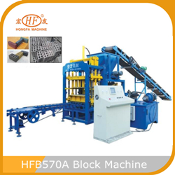 Hongfa provide good quality HFB570A cement brick block machinery