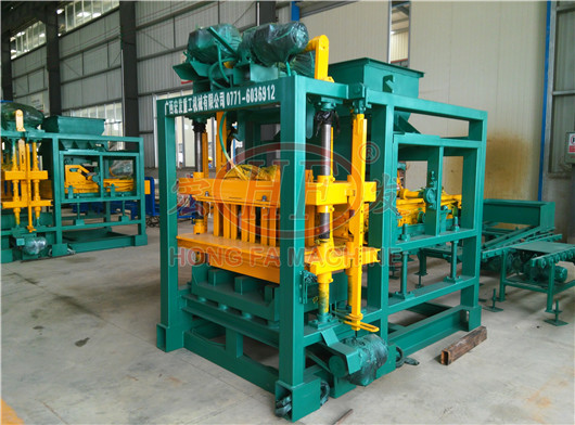 Hongfa block making machine qt4 in high quality