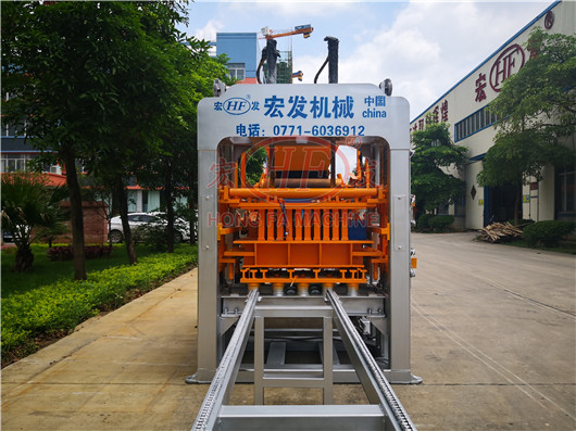 Hongfa cement block machinery concrete brick making machine qt4-15