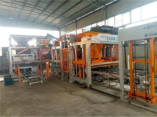 Hongfa hydraulic hollow block machine concrete brick making machinery