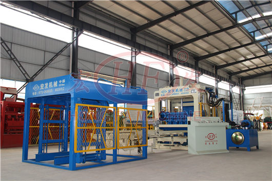 Hongfa qt10-15 concrete hollow block making machine brick production line