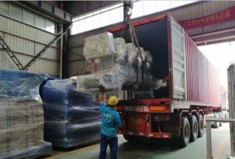 Hongfa delivering terrazzo tile making machine