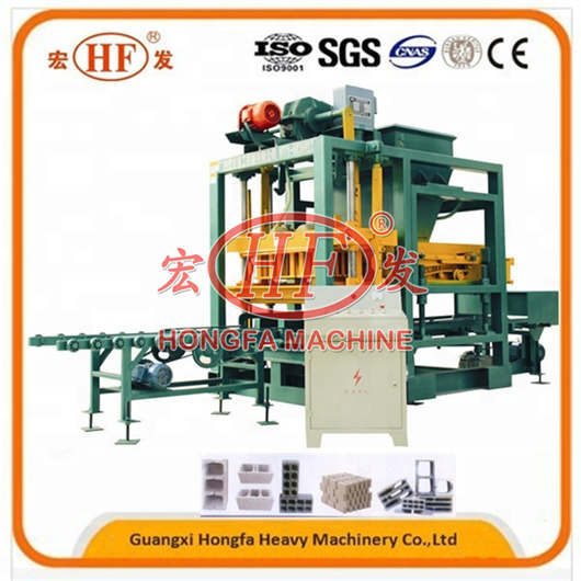 Hongfa block making machine produce cement brick hollow blocks paver curbstone