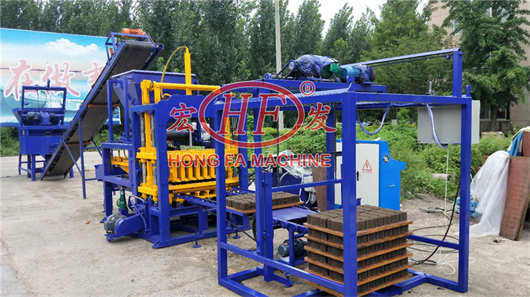 Hongfa cement block making machine brick machinery low price