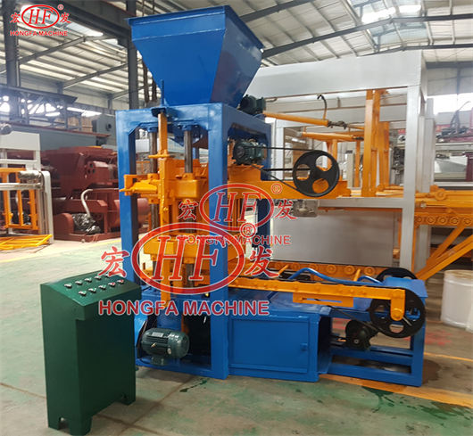 Hongfa cement brick hollow block paver machine in good quality low price