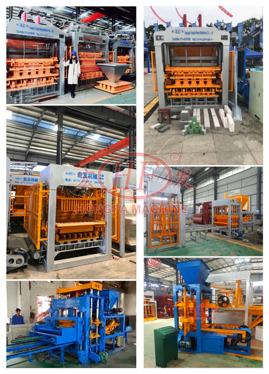 Hongfa concrete block making machine high quality capacity