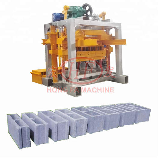 Hongfa concrete small block making machine 4-40
