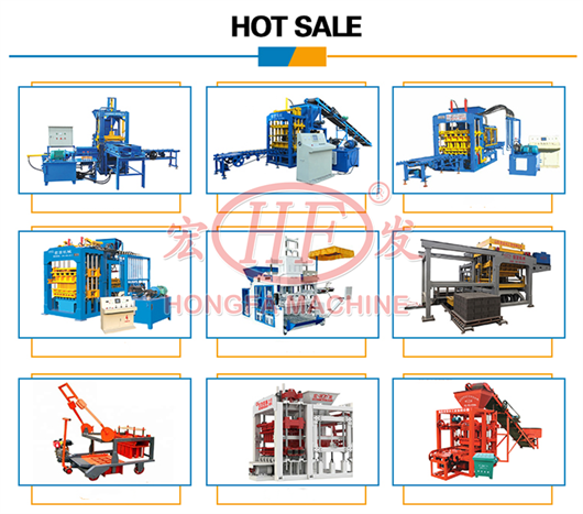 Hongfa popular concrete block making machine cement brick machinery