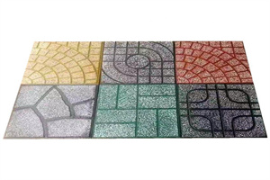 The terrazzo tiles cement stone floor tiles high quality made by Hongfa good cement tile machine